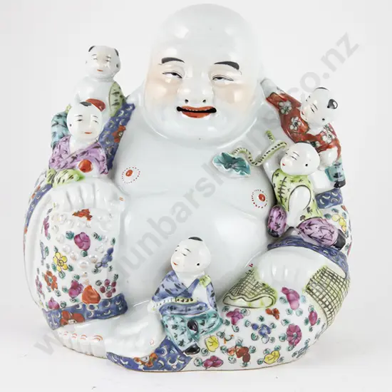 Glazed Earthenware Happy Hotei