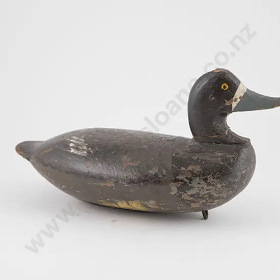 Vict Painted Wooden Decoy Duck