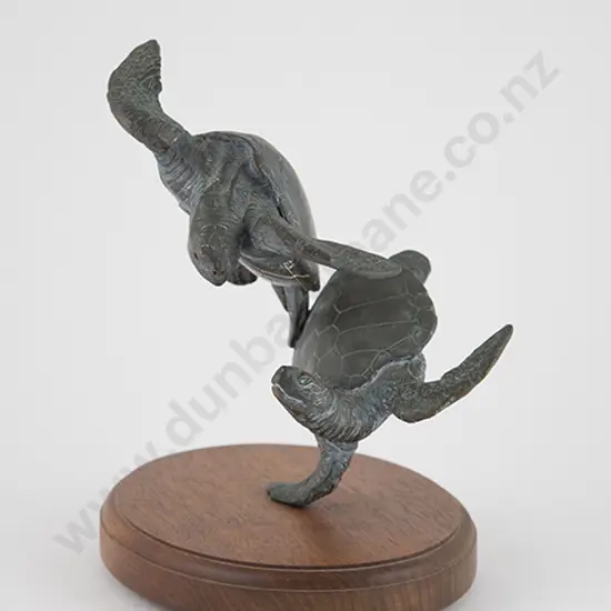 Tom Tischler Ltd Ed Bronze Sea Turtles Sculpture