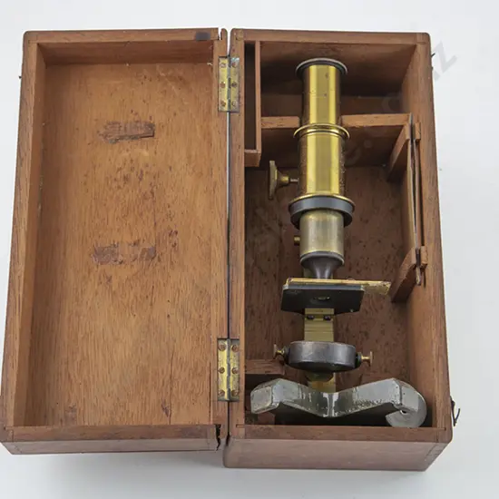 Victorian All Brass Field Microscope
