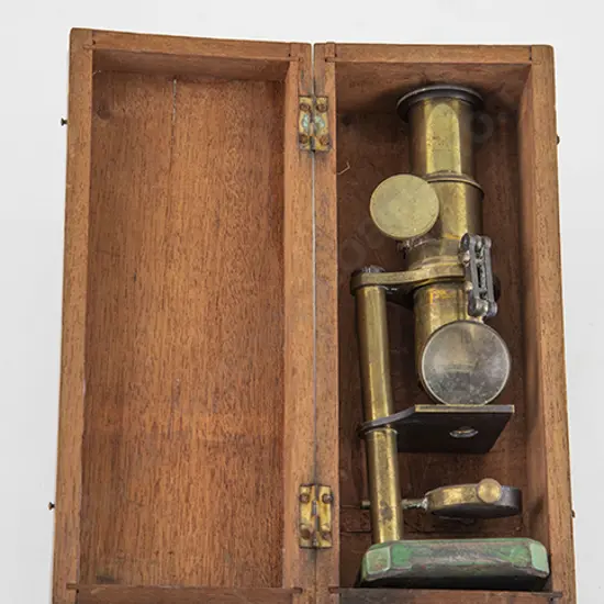 Victorian All Brass Field Microscope