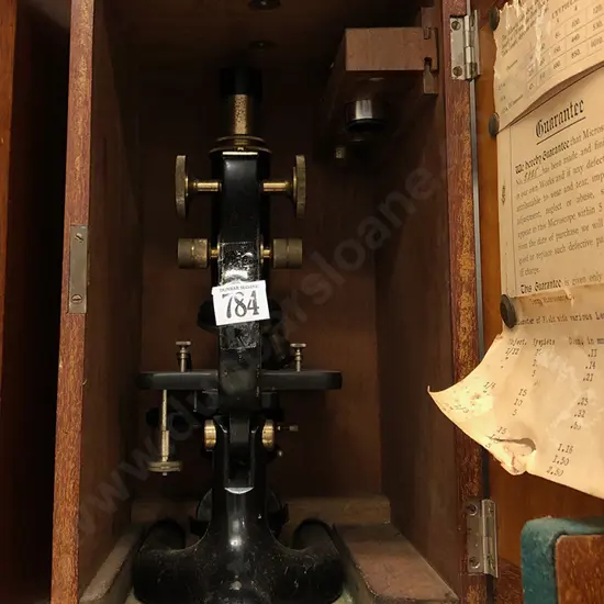 Charles Perry London Microscope
