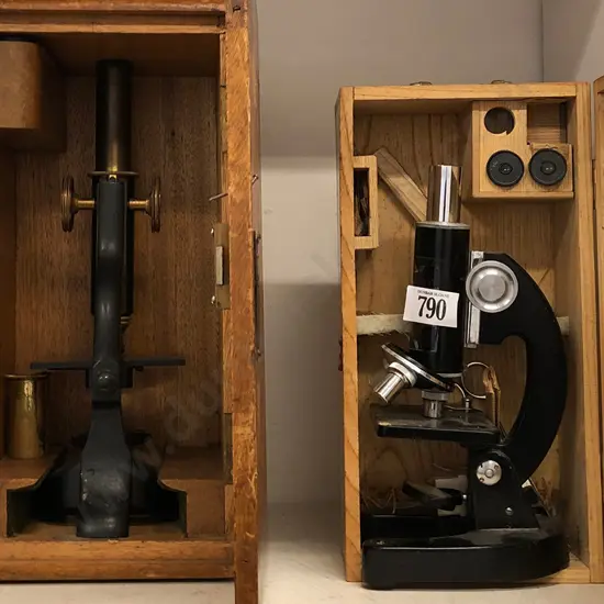 Carl Schutz & Co Microscope, boxed and other
