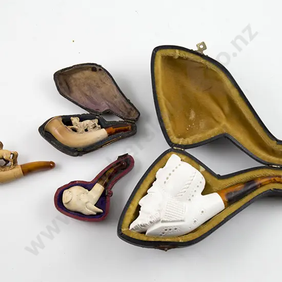 Four Meerschaum Pipes