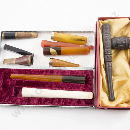 Ten Various Cigarette/Cheroot Holders