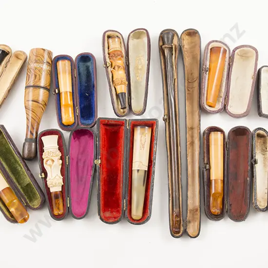 12 Antique Cigarette/Cheroot Holders