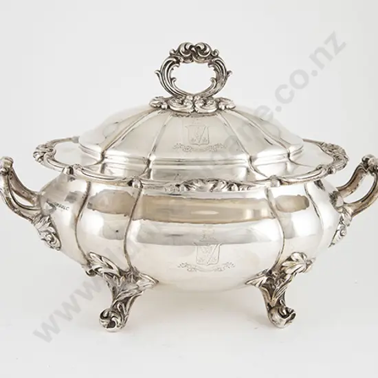 Fine Vict S/S Soup Tureen & Cover