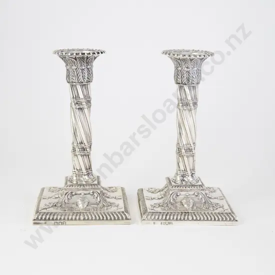 Pair Vict S/S Candlesticks