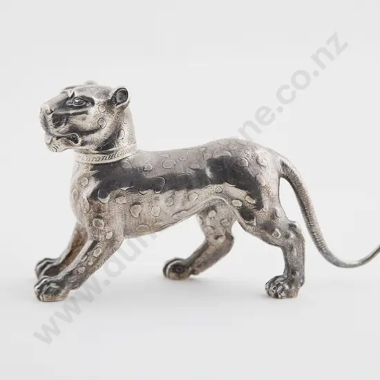 1902 Coronation Silver Leopard By Edward Barnard & Sons