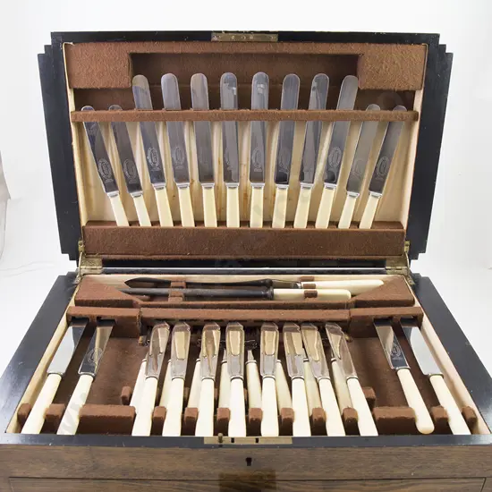 Art Deco Canteen Of Cutlery