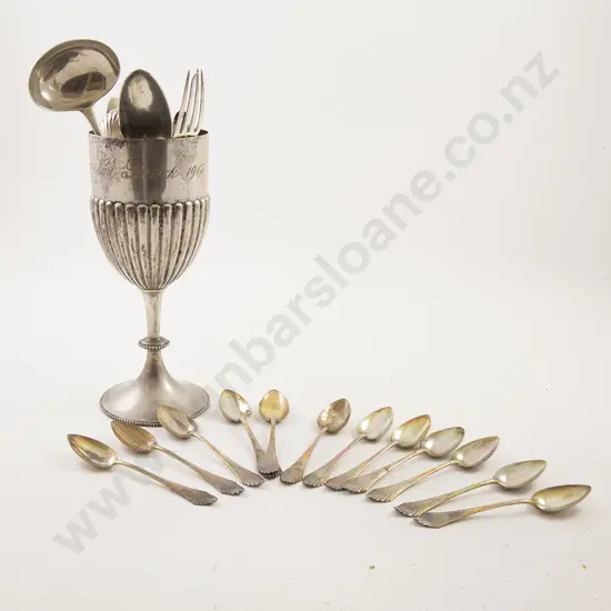 Sel Of Mixed S/S & S/P Cutlery & Goblet
