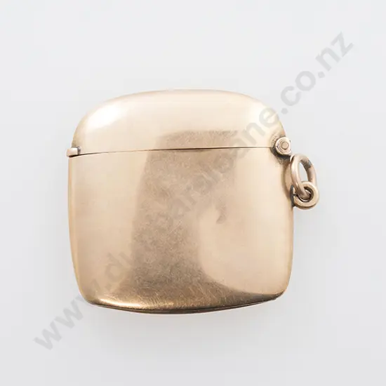 9ct Gold Vesta Case
