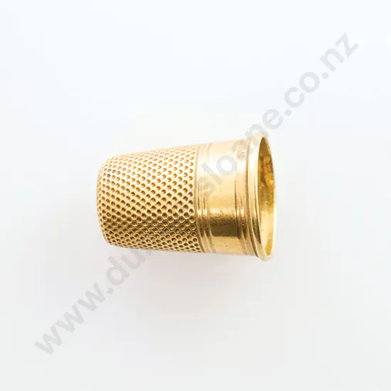 18ct Gold Thimble