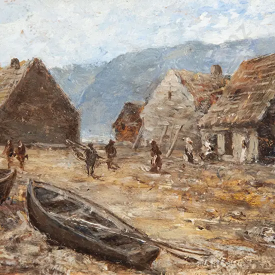James Lawson Balfour - Fishing Village, Ireland