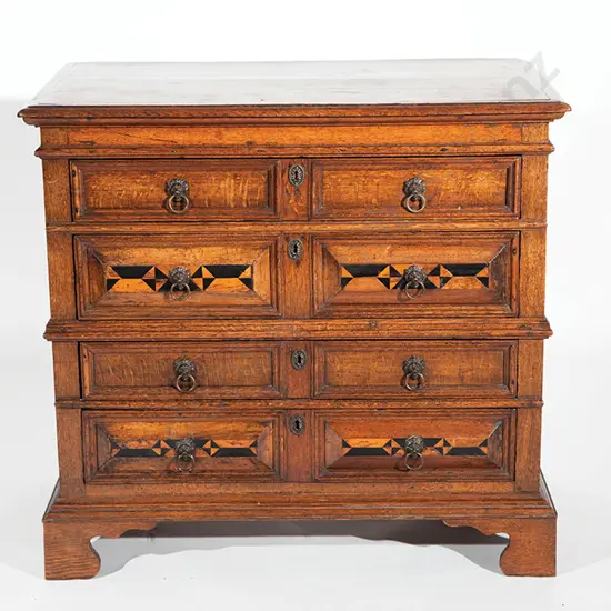 James II Oak Chest of Drawers