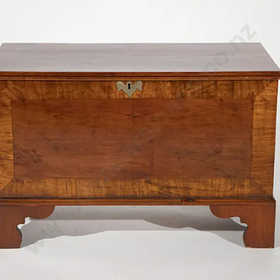 C19th Yew Wood Blanket Box