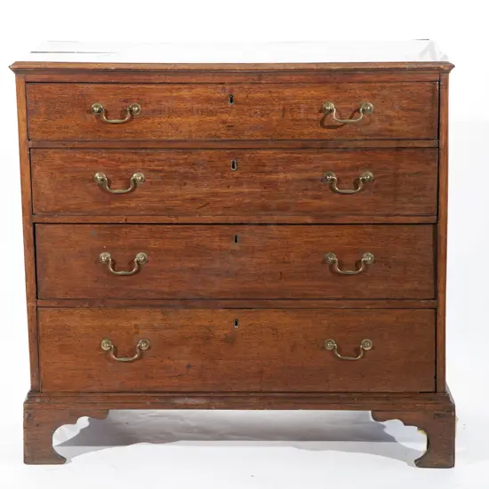Geo III Oak Flat Front Chest
