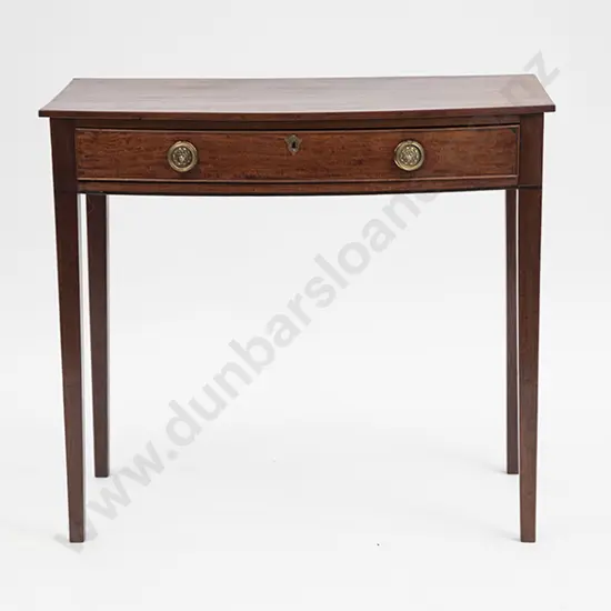 Regency Mahogany Bowfront Side Table