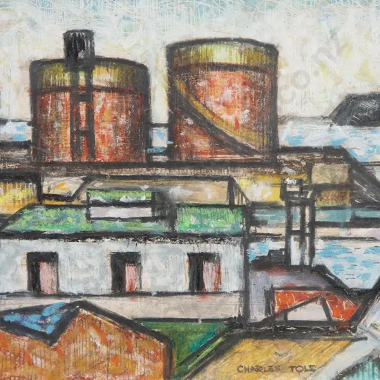 Charles Tole - Oil Tanks (Port Ahuriri)