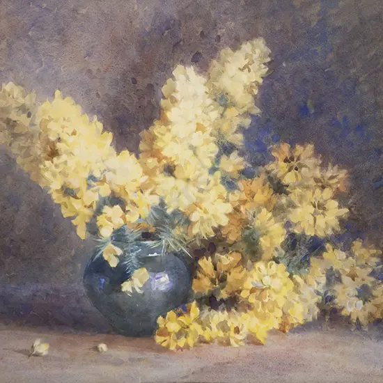 Margaret Stoddart - Still Life with Yellow Blooms
