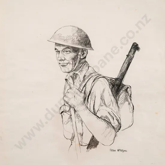 Peter McIntyre - New Zealand Infantry Soldier