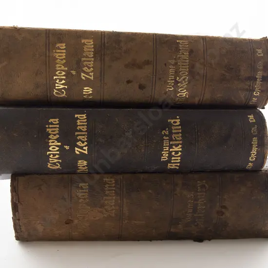 Three Volumes Of The Cyclopedia Of New Zealand