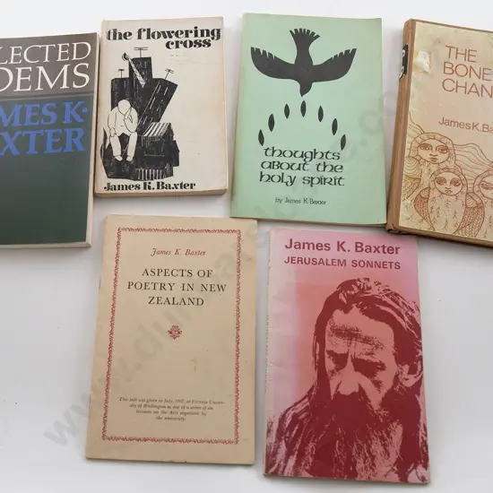 Six James K Baxter Volumes