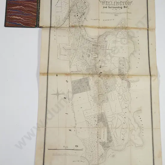 Fairlie Harold Tronson - Map Of The City Of Wellington and Surrounding District