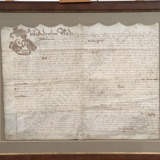 17th Century Indenture