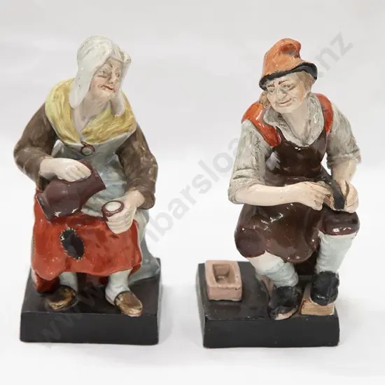 Pair Mid C19th Staffordshire Figures