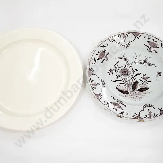 Early C19th Possibly English Delft Plate