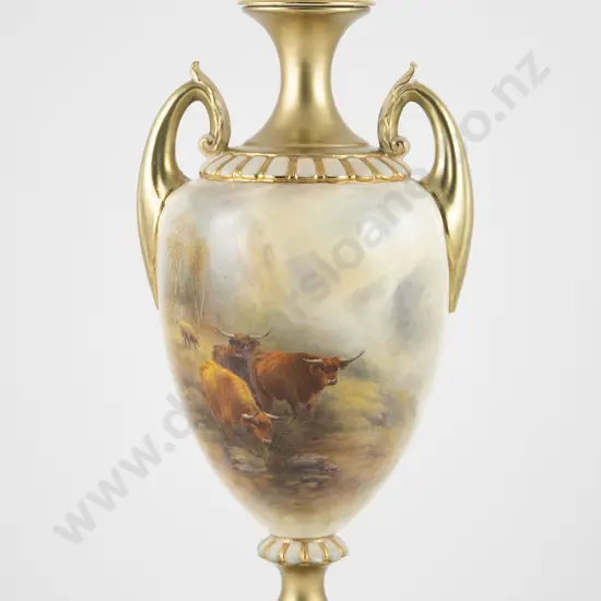 Royal Worcester Urn & Cover