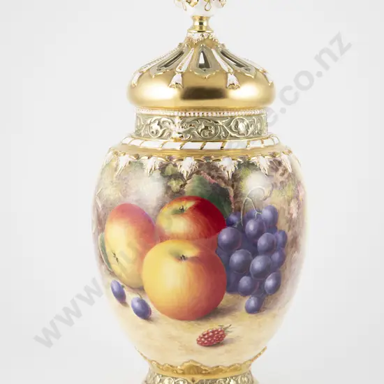 Royal Worcester Urn & Cover