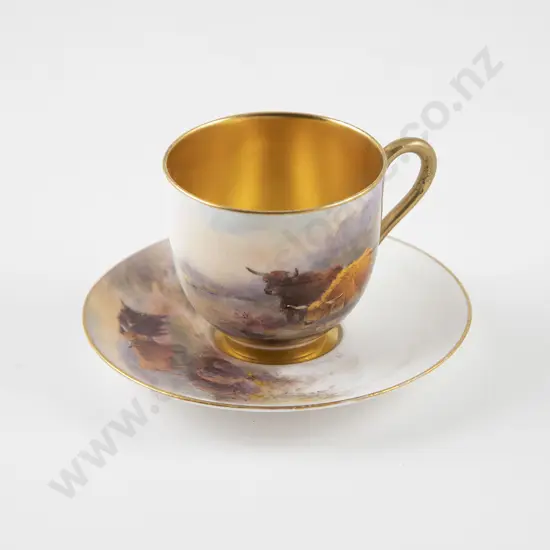 Royal Worcester Demi-tasse Coffee Cup & Saucer