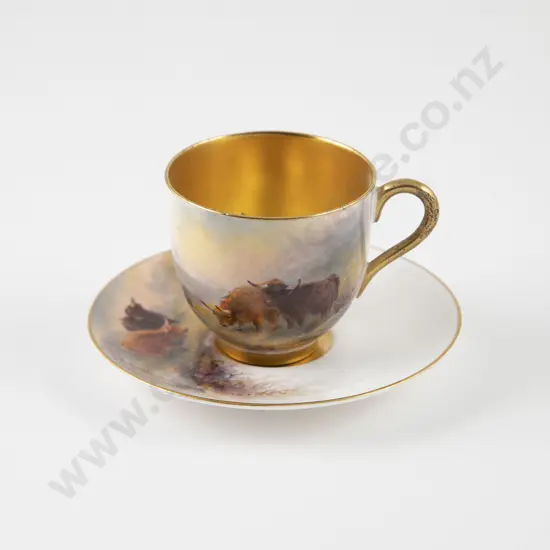 Royal Worcester Demi-tasse Coffee Cup & Saucer