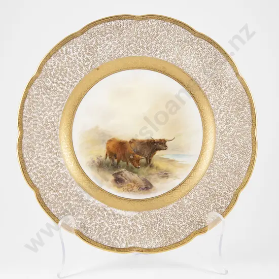 Royal Worcester Shaped Circular Plate
