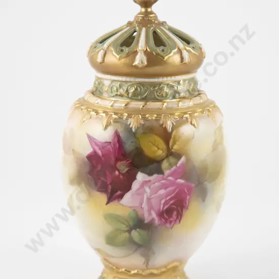 Royal Worcester Vase & Cover