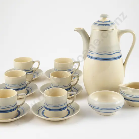 Gray's Pottery 15pce Demi-tasse Coffee Service
