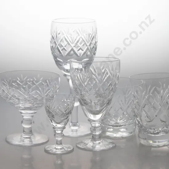 Royal Doulton Crystal Glass Suite