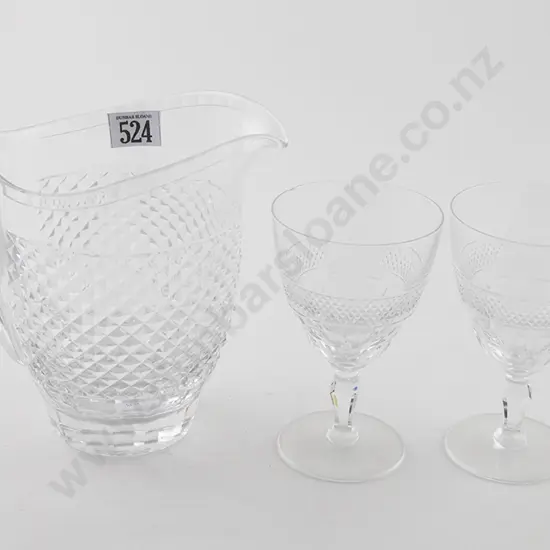 Six Fine Crystal Goblets