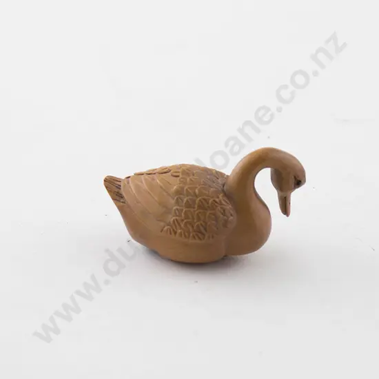 Signed Carved Wooden Netsuke