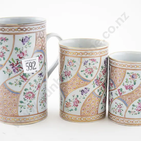 Probably Samson of Paris Graduated Three Mugs