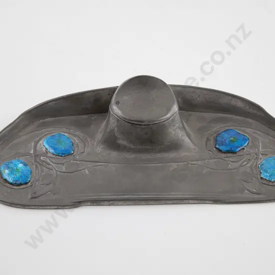 English Pewter Archibald Knox for Liberty & Co Inkwell