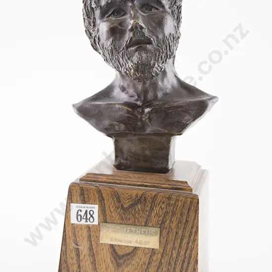 D Ashleigh - Bronze Bust Of Prometheus