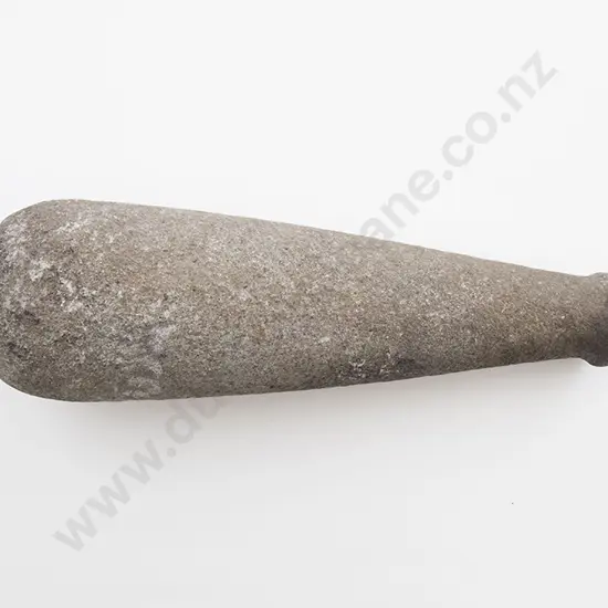C18th or Earlier Patu Muka (Stone Pounder)