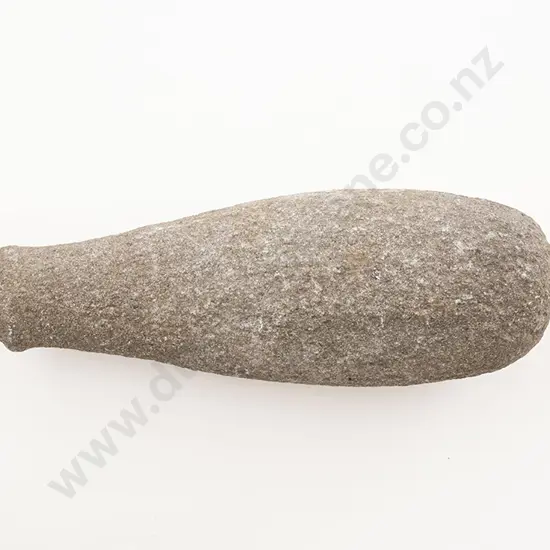 C18th or Earlier Patu Muka (Stone Pounder)
