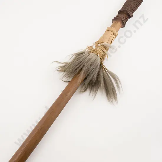 Late C19th Carved Wooden Taiaha