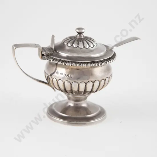 Geo III S/S Mustard Pot