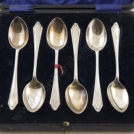Cased Set 6 S/S Coffee Spoons