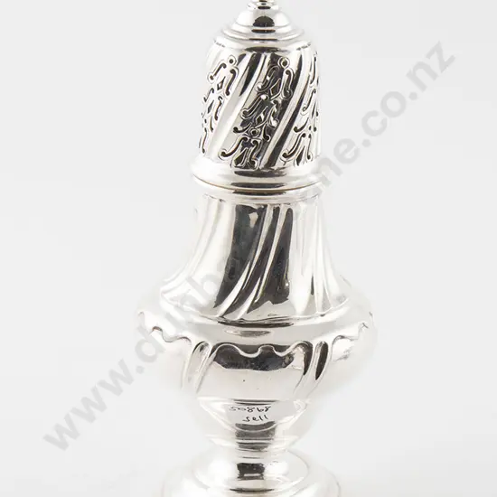 Edw VII Large S/S Sugar Caster
